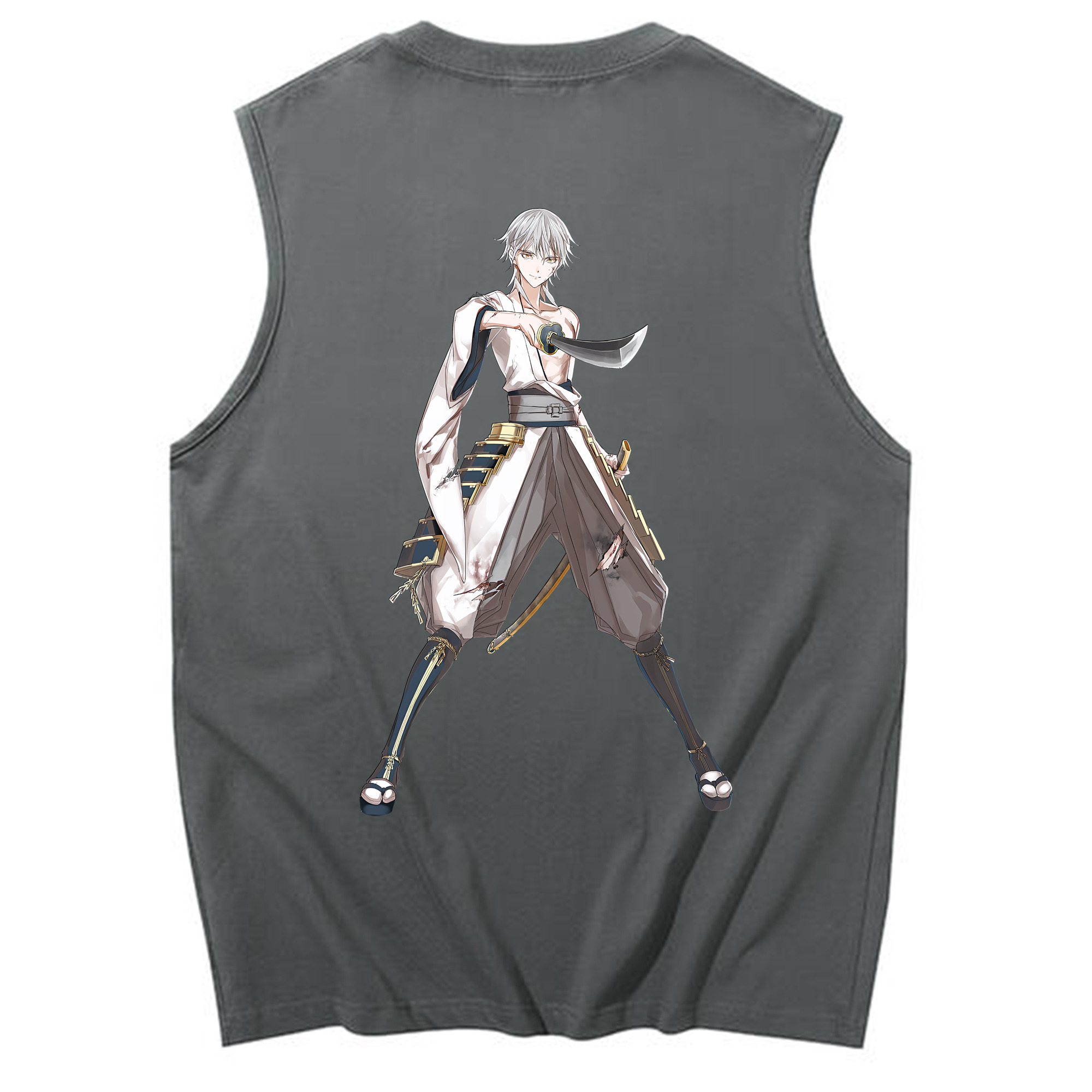 （画像用） 刀剣乱舞 Touken Ranbu コットン100％タンクトップ（背面プリント）